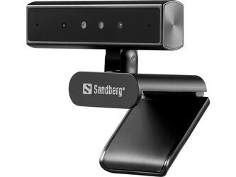 Sandberg Webová kamera, Face-ID Webcam Mini Pro, 2K s Windows Hello, černá