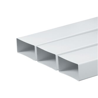 Kanál plochý 1 m bílá