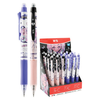 Roller M&G Pink Fantasy 0,5 mm, modrá náplň (2 vzory)