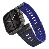 SKINARMA Gemini magnetický řemínek Apple Watch 49/46/45/44mm námořně modrý