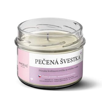 Přírodní svíčka - Pečená švestka, 262 ml