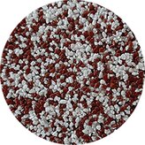 Tekutá podlaha 15,91 kg kbelík bílá & červenohnědá