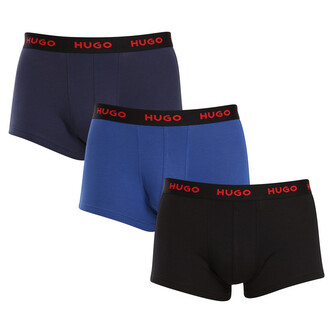 3PACK pánské boxerky HUGO vícebarevné (50469766 420) L