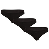 3PACK dámská tanga BOSS černá (50520431 001) L