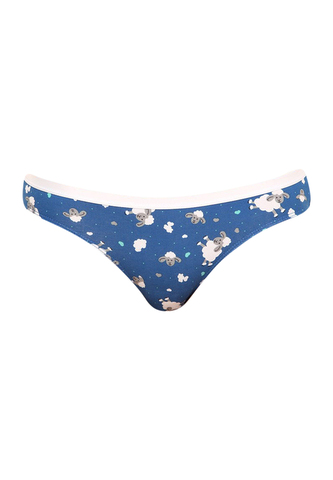 Veselé dámské kalhotky Dedoles Ovečky a obláčky (GMFB180) XL