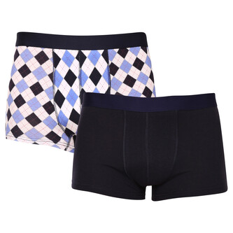 2PACK pánské boxerky Molvy vícebarevné (MP-1069-BEU) M 2PACK pánské boxerky Molvy vícebarevné (MP-1069-BEU) M