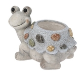 Květináč želva B šedý