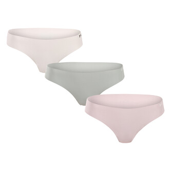 3PACK dámská tanga Under Armour vícebarevná (1383893 009) XL