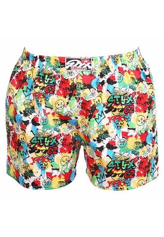 Dámské trenky na spaní Styx emoji (DTD954) XL