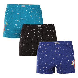 3PACK pánské trenky Andrie vícebarevné (PS 5849) XL