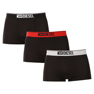 3PACK pánské boxerky Diesel černé (00ST3V-0GDAC-E7193) XL