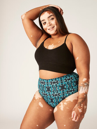 Menstruační kalhotky Modibodi Seamfree Full Brief Moderate-Heavy Hypnotic Blue (MODI4060HB) M