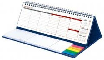 Kalendarz 2026 z notesem Maxi tygodniowy granat