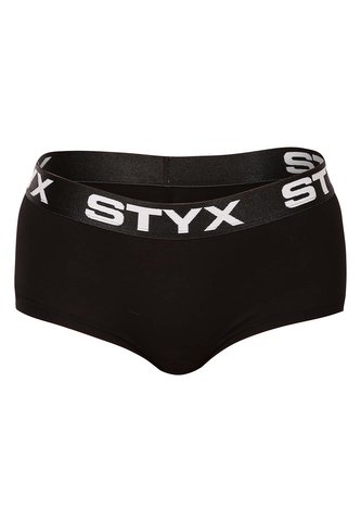 Dámské kalhotky Styx s nohavičkou černé (IN960) M