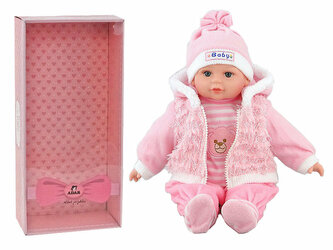 Lalka bobas śpiewa i mówi po polsku 35cm