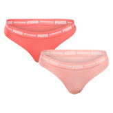 2PACK dámská tanga Puma růžová (603034001 025) M