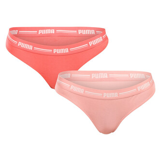 2PACK dámská tanga Puma růžová (603034001 025) M