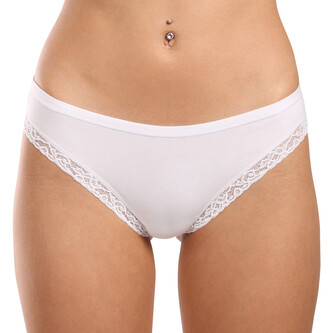 Dámské brazilky Lovelygirl bílé (3885-white) XL