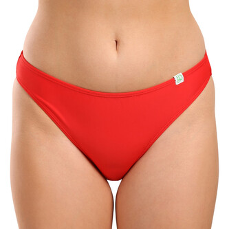 Veselé dámské plavkové kalhotky Dedoles červené (D-F-SW-B-BBF-B-1001) XS