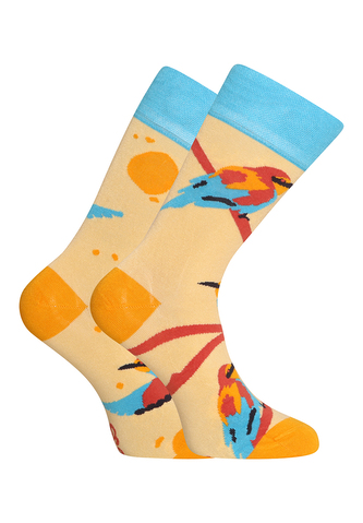 Veselé bambusové ponožky Dedoles Ptáček (D-U-SC-RS-C-B-1550) S