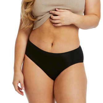 Menstruační kalhotky Love Luna Midi Black Eco (LOVE003ECO) M