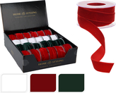 Wstążka WELUROWA 20mmX4m 3 kolory