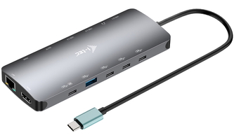 i-tec dokovací stanice USB-C Metal Nano 3x Display Dock, 2x HDMI 1x USB-C video, Power Delivery 140W i-tec dokovací stanice USB-C Metal Nano 3x Display Dock, 2x HDMI 1x USB-C video, Power Delivery 140W