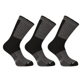 3PACK ponožky Nedeto vysoké zimní černé (3NWC1) M