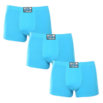 3PACK pánské boxerky Styx klasická guma světle modré (3Q1169) L 3PACK pánské boxerky Styx klasická guma světle modré (3Q1169) L