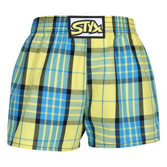Dětské trenky Styx klasická guma vícebarevné (J1002) 6-8 let