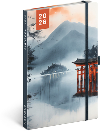 Diář 2026: Planbook - Japonsko, 13 x 21 cm