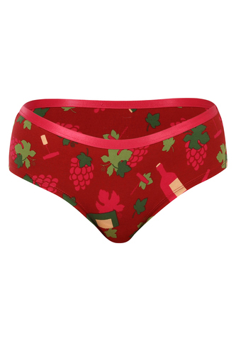 Veselé dámské kalhotky Dedoles Čas na víno (D-W-UN-HB-C-C-1325) XL