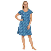 Dámská noční košile Gina modrá (19130-DZMDxA) L