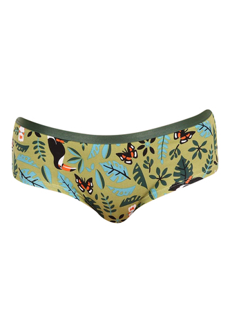 Veselé dámské kalhotky Dedoles Ptáčci z džungle (D-W-UN-HB-C-C-244) S