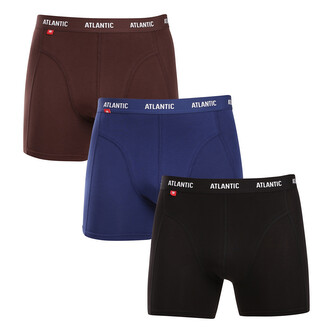 3PACK pánské boxerky Atlantic vícebarevné (3MH-047) M