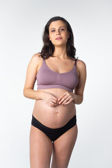 Dámská podprsenka Hotmilk My Necessity REGULAR CAP kojicí fialová (MNT-regular) M