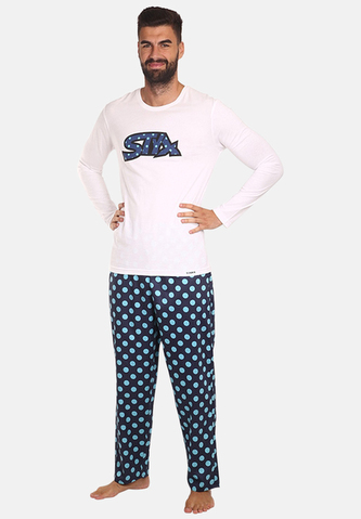 Pánské pyžamo Styx puntíky (PDP1053) M
