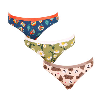 3PACK veselé dámské kalhotky Dedoles (GMFB22357) M