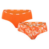 2PACK dámské kalhotky Puma oranžové (701228120 003) M