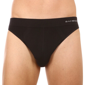 Pánské slipy Gino bambusové černé (50004) L