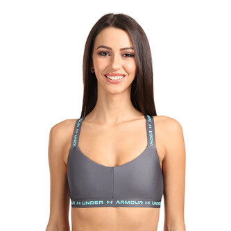 Dámská podprsenka Under Armour šedá (1361033 025) S