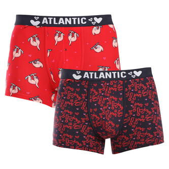 2PACK pánské boxerky Atlantic vícebarevné (2GMH-018) M