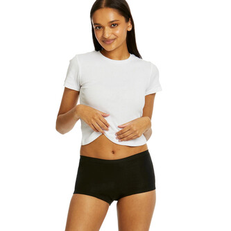 Menstruační kalhotky pro dívky Love Luna Shortie Black (LOVE052SB) 158