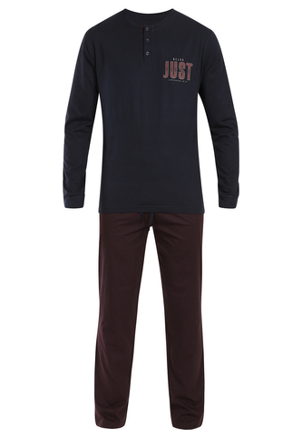 Pánské pyžamo Nedeto vícebarevné (NP008) XXL