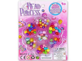 Sada korálků na výrobu náramků; 17,5x14x2cm, B/C