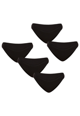 5PACK dámské kalhotky Nedeto černé (5NK001) XXL