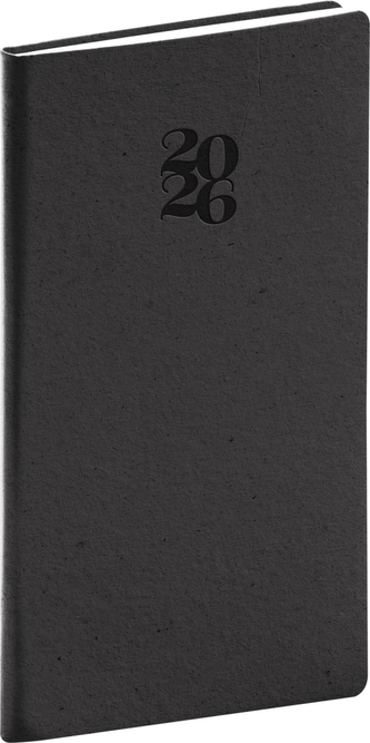 Diář 2026: Essenza - káva, kapesní, 9 x 15,5 cm