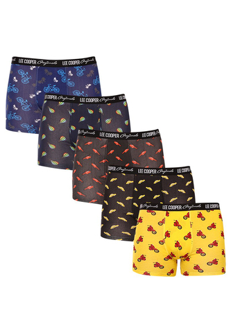 5PACK pánské boxerky Lee Cooper vícebarevné (LCU3200700E-1763083) M