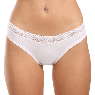 Dámské brazilky Lovelygirl bílé (8308-white) XL