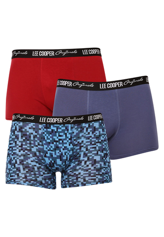 3PACK pánské boxerky Lee Cooper vícebarevné (LCUBOX3P2-1946710) M